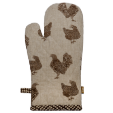 Henrietta Oven Glove Earth Brown by Raine & Humble